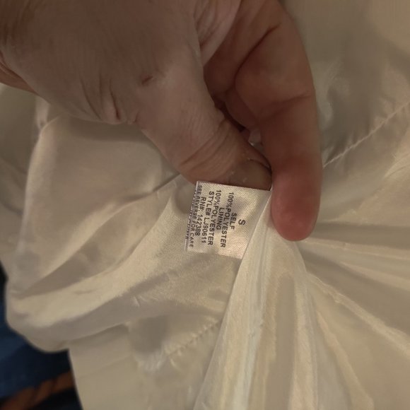 Essue White Double Botton Trench Jacket - Picture 6 of 6